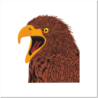 Angry Eagle Posters and Art